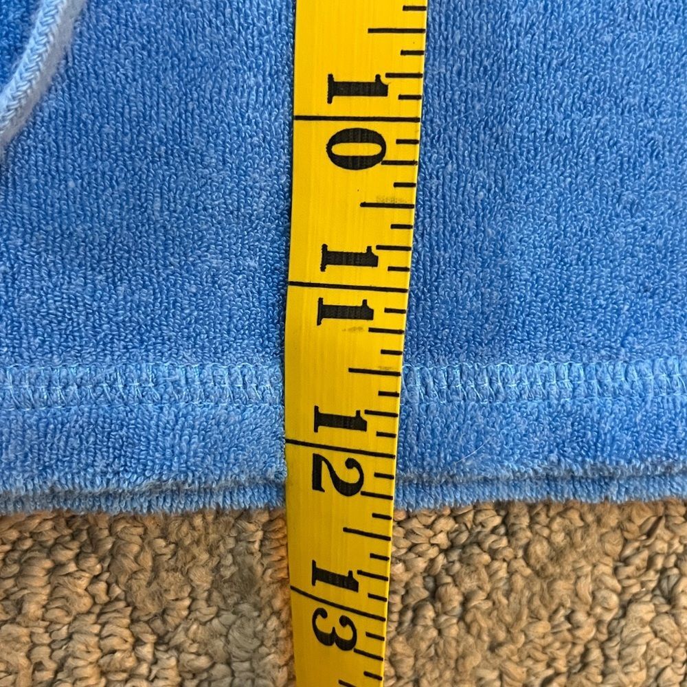 Juicy Couture Classic Terrycloth Mini Skirt Blue Size Large - Picture 9 of 9